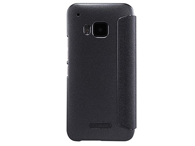 Чехол Nillkin Sparkle Leather Case для HTC One M9 (темно-серый, винилискожа)