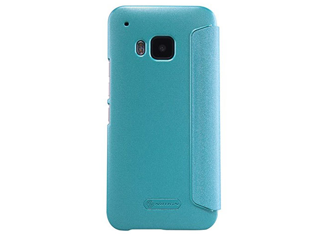 Чехол Nillkin Sparkle Leather Case для HTC One M9 (голубой, винилискожа)