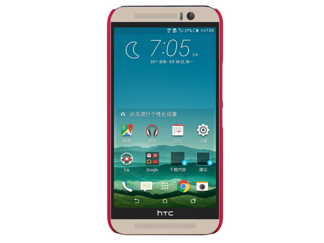 Чехол Nillkin Hard case для HTC One M9 (красный, пластиковый)