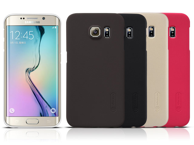 Чехол Nillkin Hard case для Samsung Galaxy S6 edge SM-G925 (черный, пластиковый)