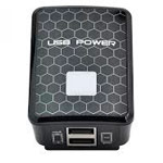Зарядное устройство Yotrix USB Power Adapter универсальное (сетевое, 2.1A, 2xUSB, черное)