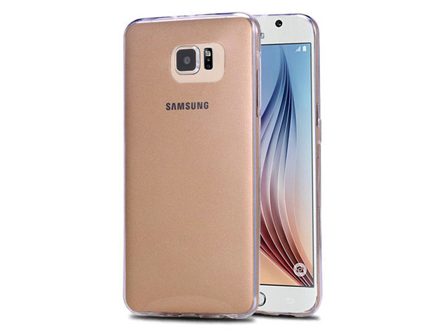Чехол Yotrix UltrathinCase для Samsung Galaxy S6 SM-G920 (серый, гелевый)