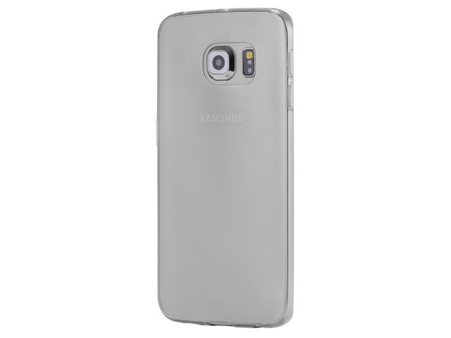 Чехол Yotrix UltrathinCase для Samsung Galaxy S6 edge SM-G925 (серый, гелевый)
