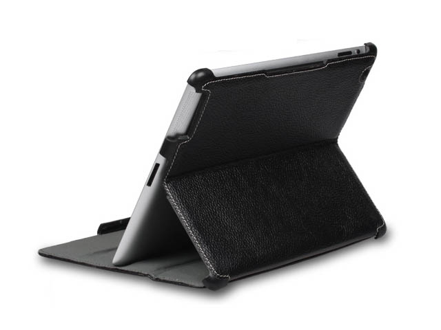 Чехол YooBao Magic leather case для Apple iPad 2 (черный, кожанный)