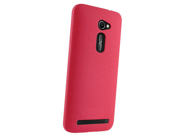 Чехол Yotrix HardCase для Asus ZenFone 2 ZE500CL (красный, пластиковый)