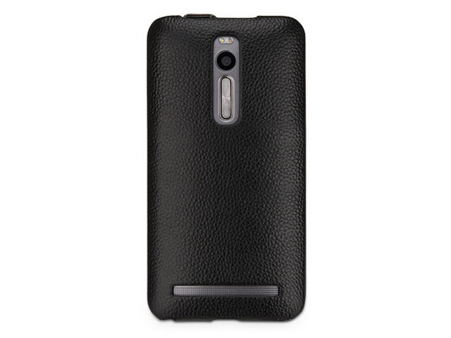 Чехол Yotrix FlipCase для Asus ZenFone 2 ZE550ML (черный, винилискожа)