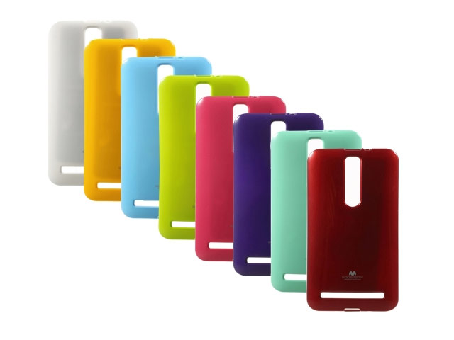 Чехол Mercury Goospery Jelly Case для Asus ZenFone 2 ZE550ML (голубой, гелевый)