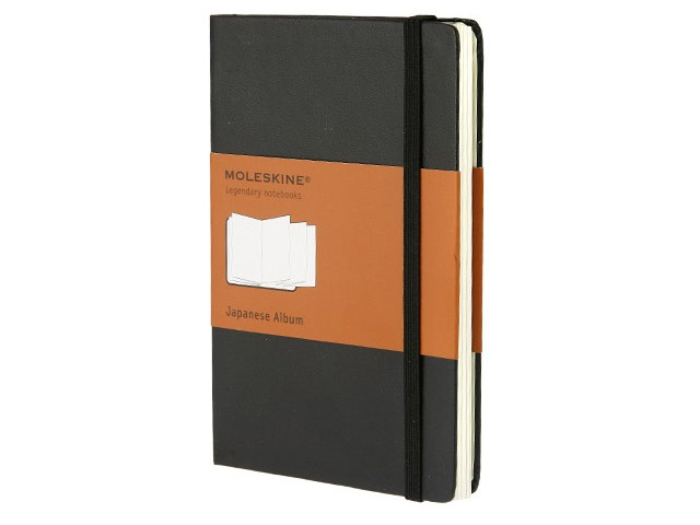 Записная книжка Moleskine Japan Album (90x140 мм, черная, 60 страниц)