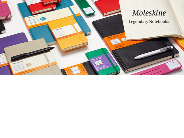 Записная книжка Moleskine Notebook (210x130 мм, зеленая, линейка, 240 страниц)