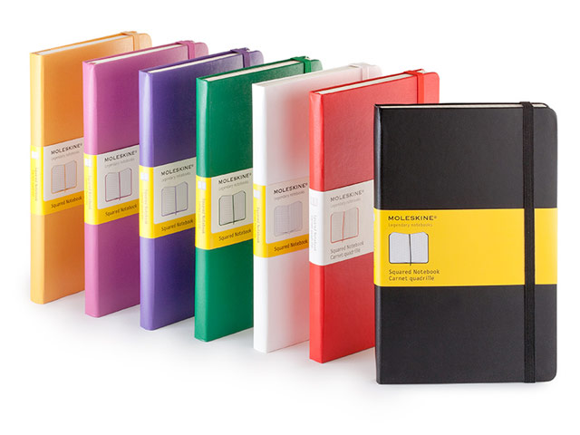 Записная книжка Moleskine Notebook (210x130 мм, розовая, линейка, 240 страниц)