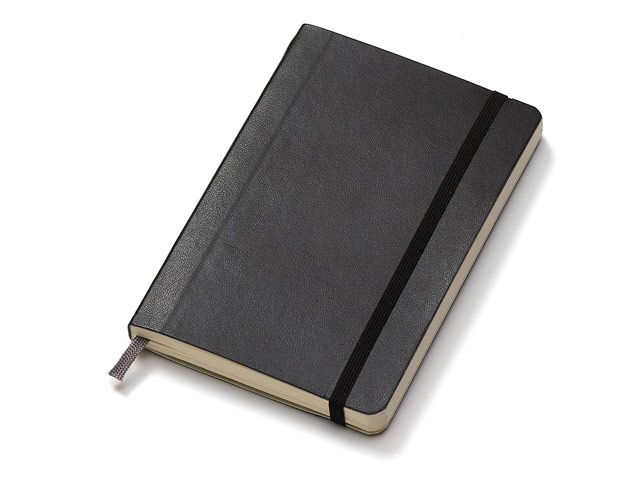 Записная книжка Moleskine Soft Cover (210x130 мм, черная, нелинованная, 192 страницы)