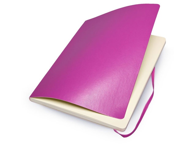 Записная книжка Moleskine Soft Cover (210x130 мм, розовая, линейка, 192 страницы)