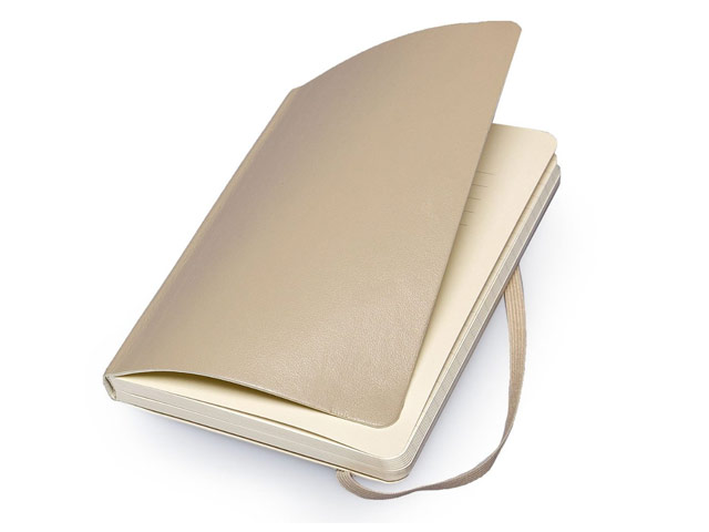 Записная книжка Moleskine Soft Cover (210x130 мм, бежевая, нелинованная, 192 страницы)