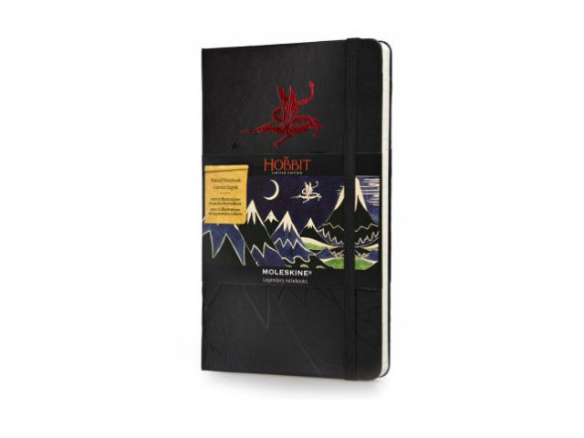 Записная книжка Moleskine The Hobbit (210x130 мм, черная, модель 320790, линейка, 240 страниц)