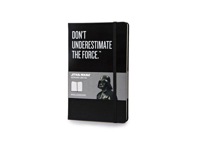 Записная книжка Moleskine Star Wars (210x130 мм, черная, модель 325269, линейка, 240 страниц)