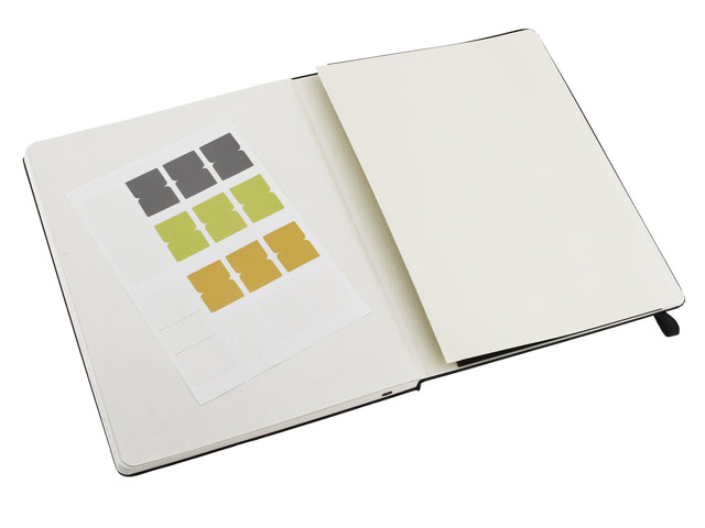 Записная книжка Moleskine Professional Notebook (210x130 мм, чарная, линейка, 240 страниц)