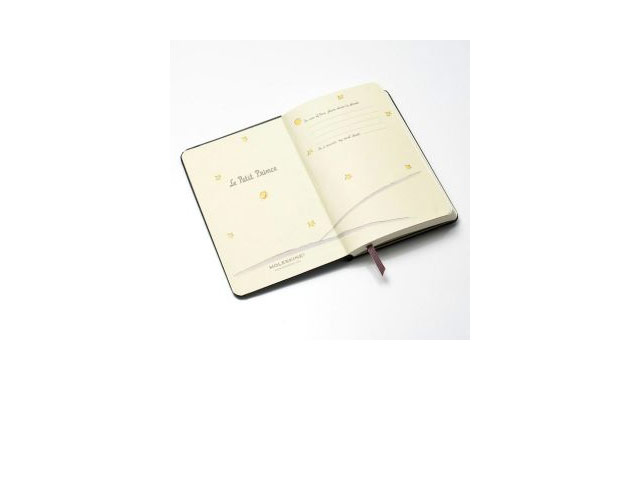 Записная книжка Moleskine Le Petit Prince (90x140 мм, черная, модель 937627, нелинованная, 192 страницы)