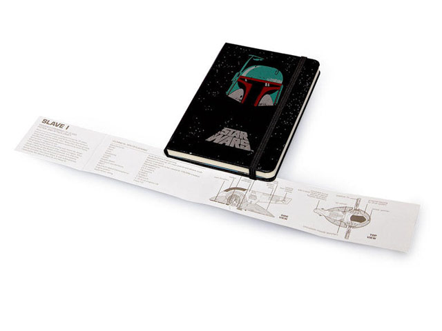 Записная книжка Moleskine Star Wars (90x140 мм, черная, модель 323319, линейка, 144 страницы)