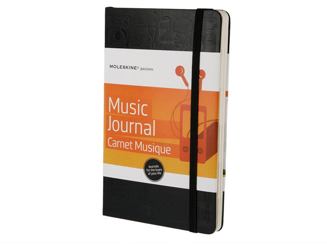 Записная книжка Moleskine Passions Music Journal (210x130 мм, чарная, 240 страниц)