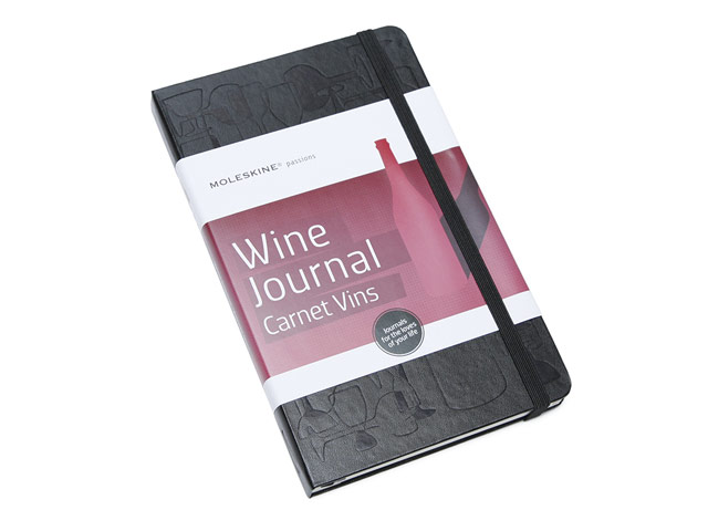 Записная книжка Moleskine Passions Wine Journal (210x130 мм, чарная, 240 страниц)