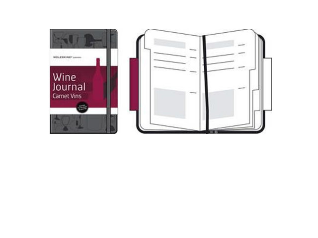 Записная книжка Moleskine Passions Wine Journal (210x130 мм, чарная, 240 страниц)