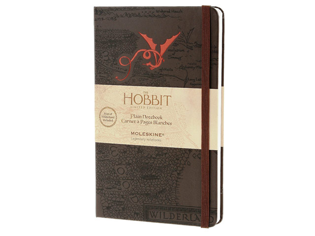 Записная книжка Moleskine The Hobbit (90x140 мм, черная, модель 137979, нелинованная, 192 страницы)