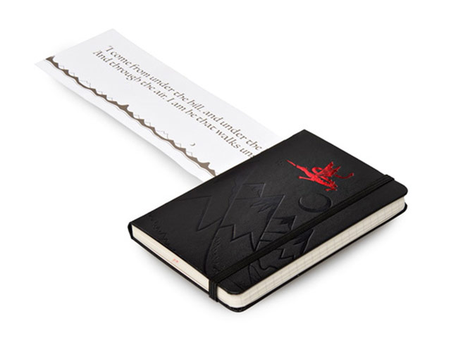Записная книжка Moleskine The Hobbit (90x140 мм, черная, модель 320776, линейка, 192 страницы)