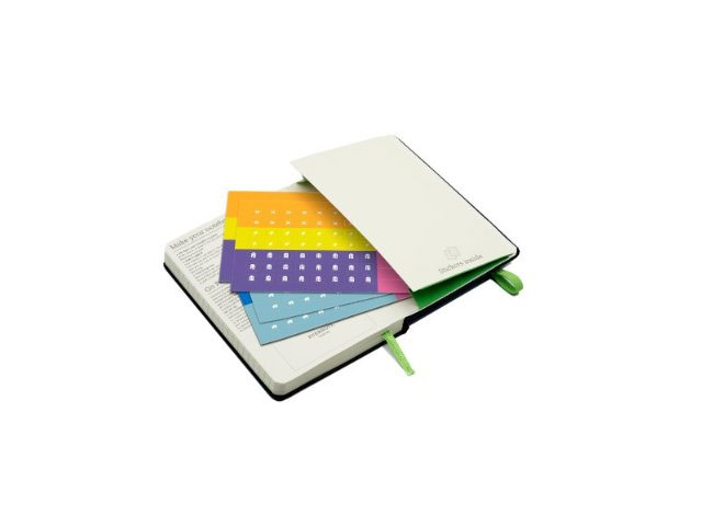 Записная книжка Moleskine Evernote Smart Notebook (90x140 мм, черная, линейка, 192 страницы)