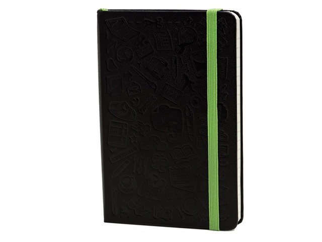 Записная книжка Moleskine Evernote Smart Notebook (90x140 мм, черная, линейка, 192 страницы)