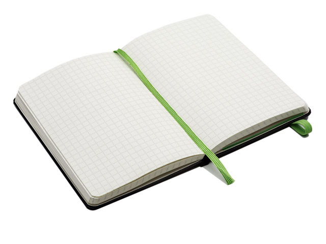 Записная книжка Moleskine Evernote Smart Notebook (90x140 мм, черная, клетка, 192 страницы)