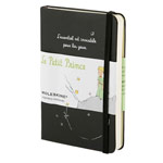 Записная книжка Moleskine Le Petit Prince (90x140 мм, черная, модель 937634, линейка, 192 страницы)