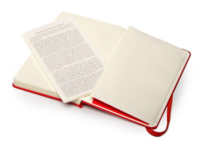 Записная книжка Moleskine Scetchbook (90x140 мм, красная, нелинованная, 80 страниц)