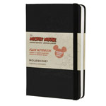 Записная книжка Moleskine Mickey Mouse (90x140 мм, черная, модель 137894, нелинованная, 192 страницы)