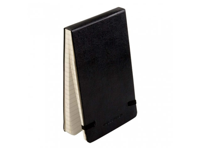 Записная книжка Moleskine Reporter Notebook (140x90 мм, черная, нелинованная, 192 страницы)
