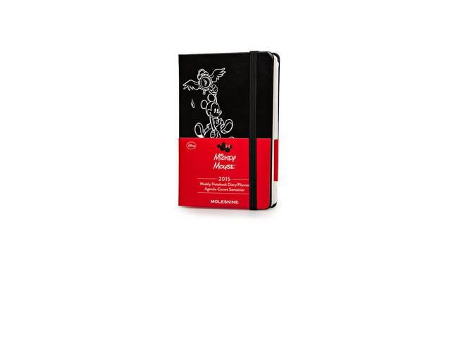 Записная книжка Moleskine Mickey Mouse (90x140 мм, черная, модель 323142, нелинованная, 144 страницы)