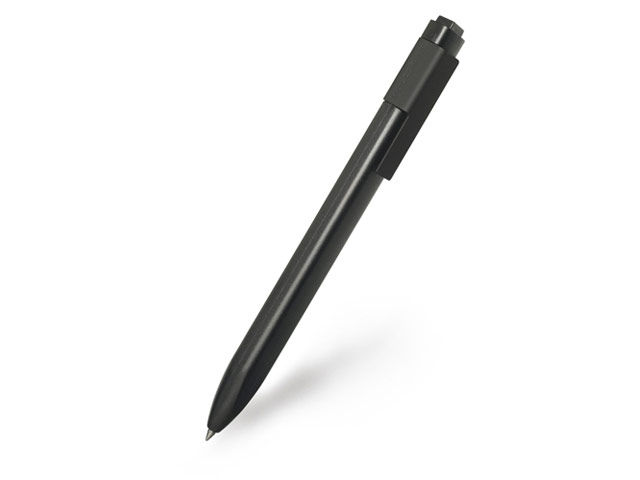 Шариковая ручка Moleskine Click Roller Pen (черная, 0.5 мм, черные чернила)