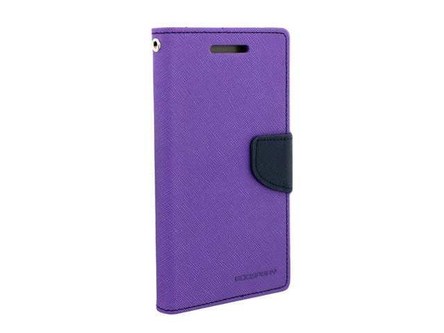 Чехол Mercury Goospery Fancy Diary Case для HTC One M9 (фиолетовый, винилискожа)