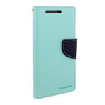 Чехол Mercury Goospery Fancy Diary Case для HTC One M9 (голубой, винилискожа)