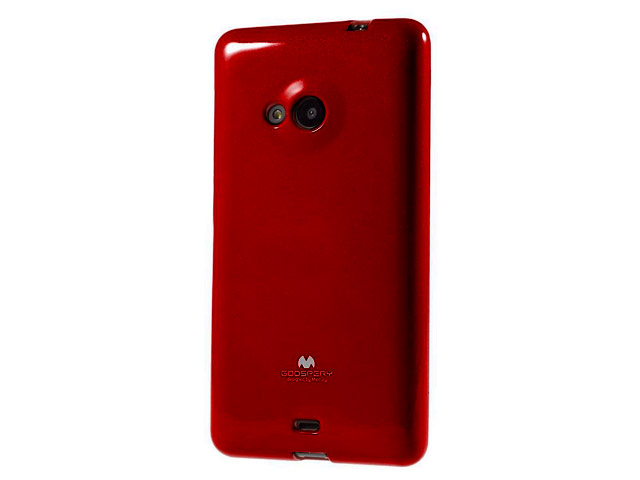 Чехол Mercury Goospery Jelly Case для Microsoft Lumia 535 (красный, гелевый)