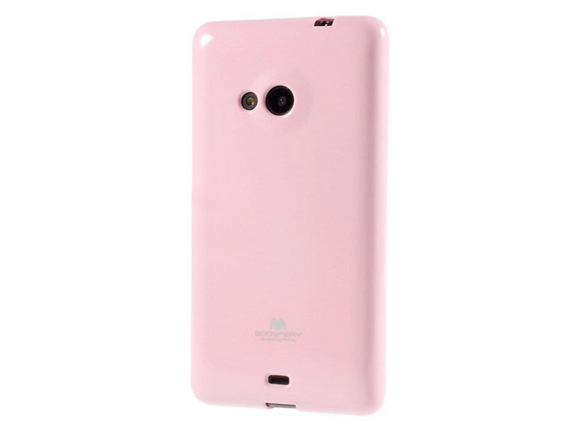 Чехол Mercury Goospery Jelly Case для Microsoft Lumia 535 (розовый, гелевый)