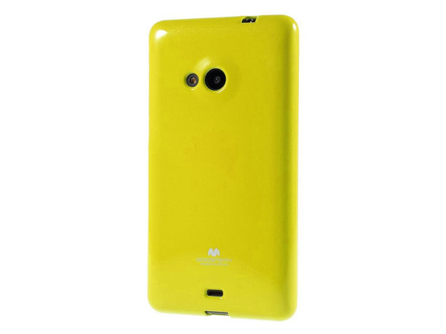 Чехол Mercury Goospery Jelly Case для Microsoft Lumia 535 (желтый, гелевый)