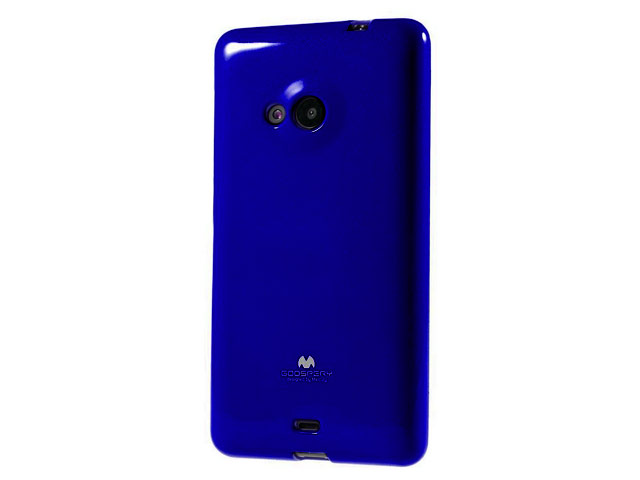 Чехол Mercury Goospery Jelly Case для Microsoft Lumia 535 (синий, гелевый)