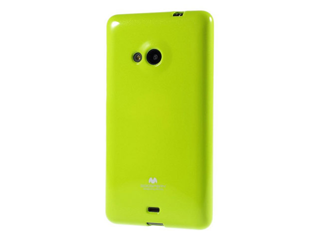 Чехол Mercury Goospery Jelly Case для Microsoft Lumia 535 (зеленый, гелевый)