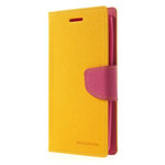 Чехол Mercury Goospery Fancy Diary Case для LG G4 F500 (желтый, винилискожа)