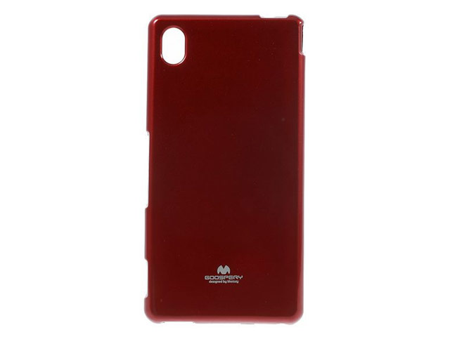 Чехол Mercury Goospery Jelly Case для Sony Xperia M4 Aqua (красный, гелевый)