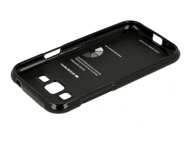 Чехол Mercury Goospery Jelly Case для Samsung Galaxy J1 SM-J100 (черный, гелевый)