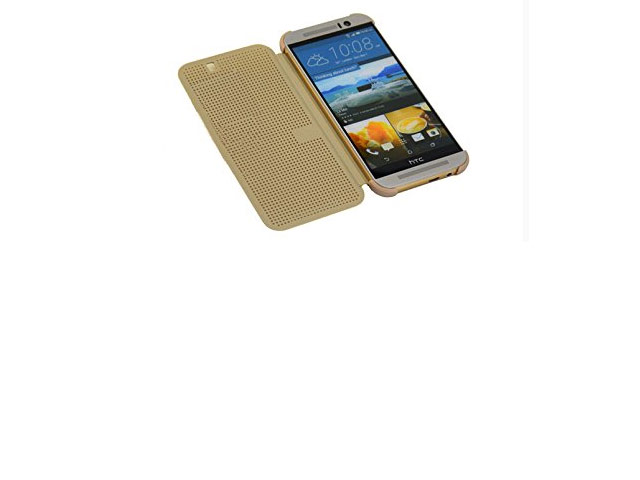 Чехол Yotrix DotCase для HTC One M9 (золотистый, пластиковый)