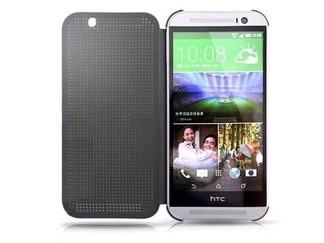 Чехол Yotrix DotCase для HTC One M9 (серый, пластиковый)