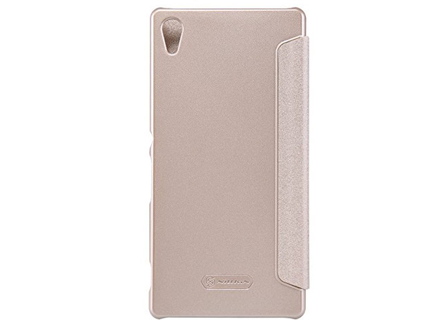 Чехол Nillkin Sparkle Leather Case для Sony Xperia Z4 (Z3 plus) (золотистый, винилискожа)
