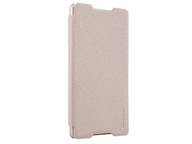 Чехол Nillkin Sparkle Leather Case для Sony Xperia Z4 (Z3 plus) (золотистый, винилискожа)